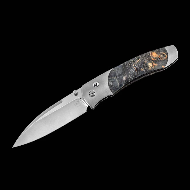 A300-9 Grey Maple Burl Knife