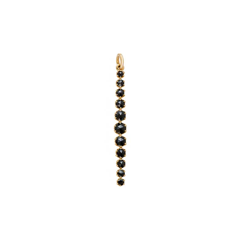 Alexa Black Diamond Linear Pendant