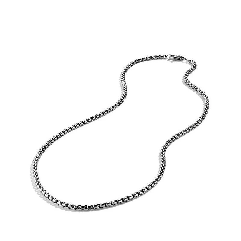 David Yurman 20" Box Chain Necklace in Sterling Silver, 3.6mm