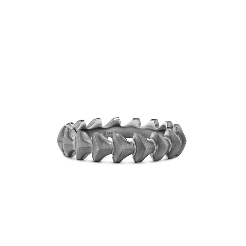 David Yurman Armory Band Ring in Titanium