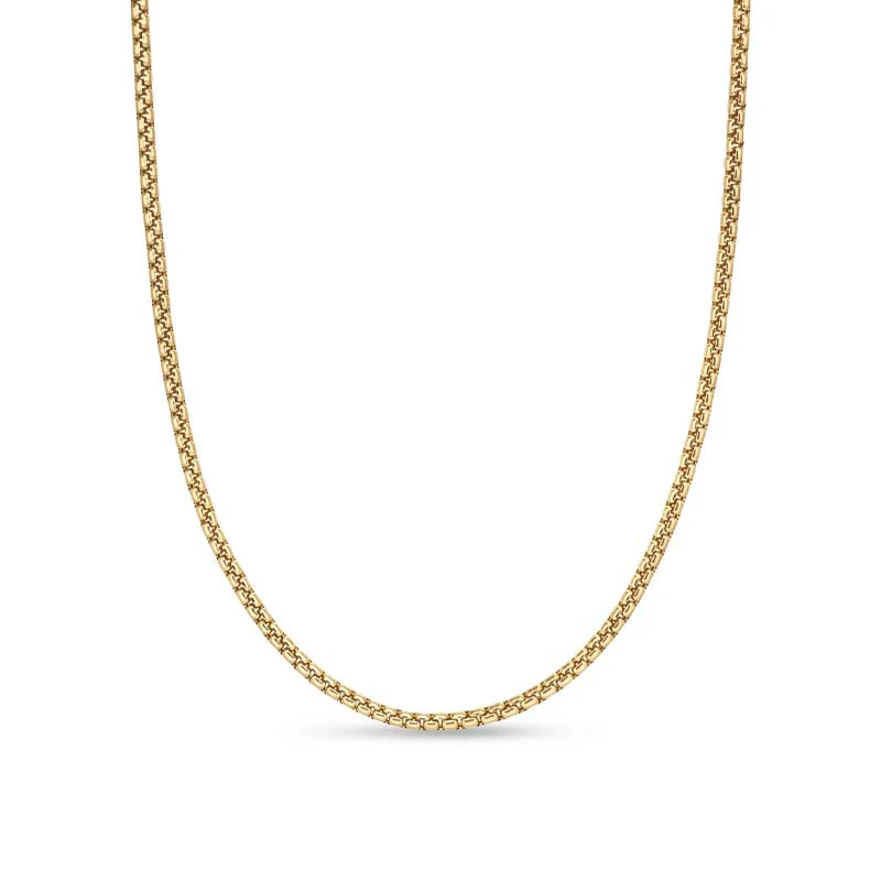 David Yurman Box Chain Necklace in 18k Yellow Gold, 2.7mm
