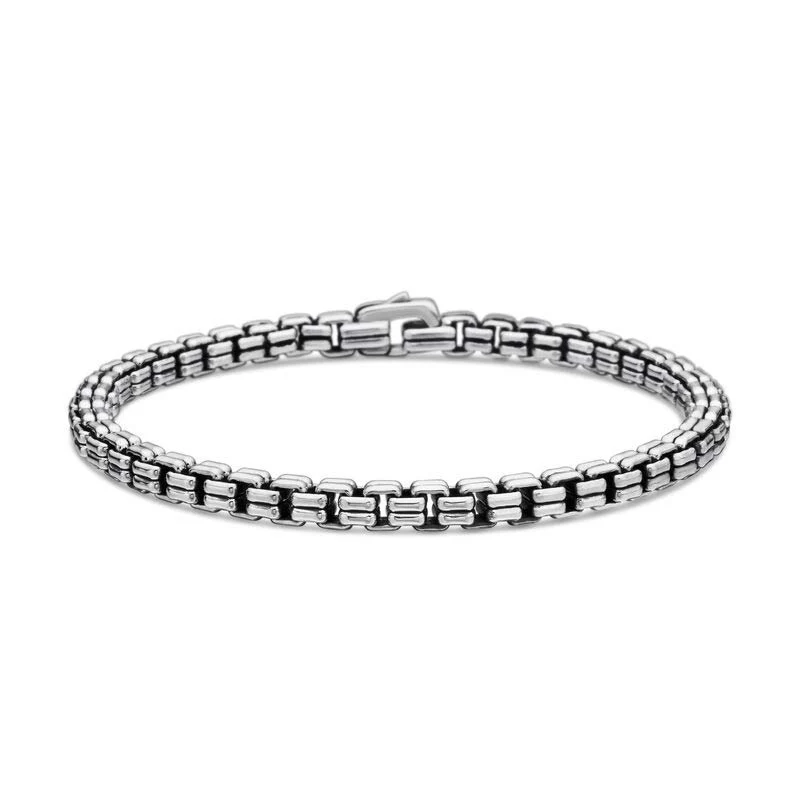 David Yurman Double Box Chain Bracelet, 4mm
