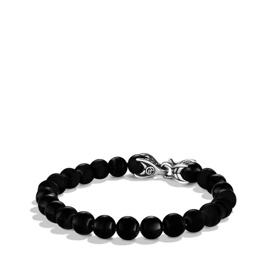 David Yurman Spiritual Beads Bracelet with Black Onyx, 8mm