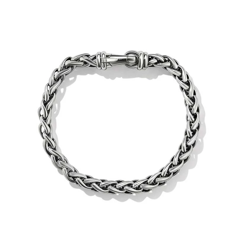 David Yurman Wheat Chain Bracelet in Sterling Silver, 6mm