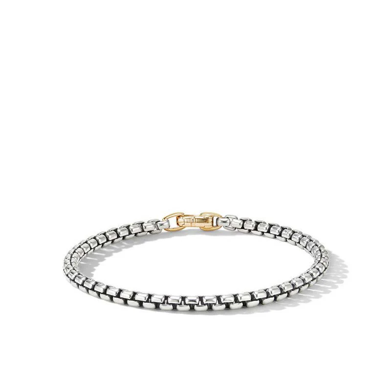 DY Bel Aire Box Chain Bracelet in Sterling Silver, 4mm