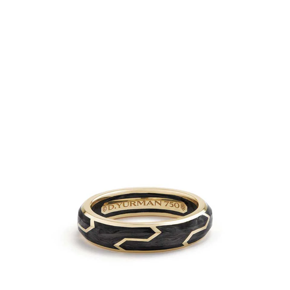 David Yurman Forged Carbon Band Ring, 6mm