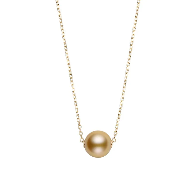Golden South Sea Cultured Single Pearl Pendant