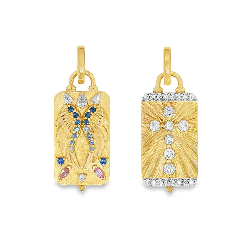 Guardian Angel Double Sided Pendant