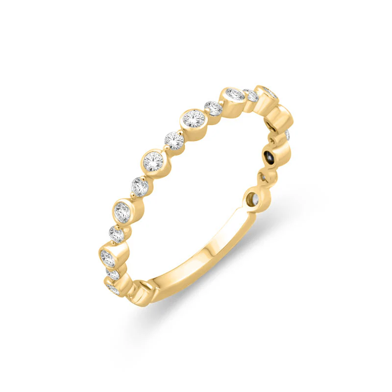 Legacy Alternating Bezel Diamond Band