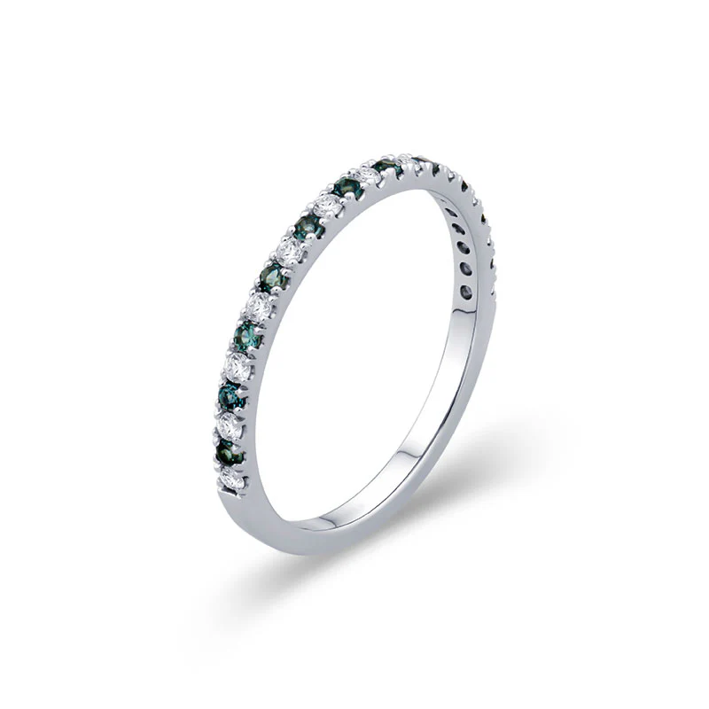 Legacy Classic Diamond and Alexandrite Band