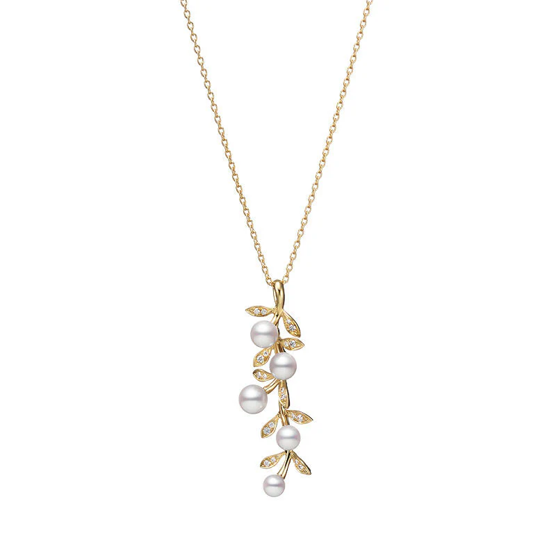 Mikimoto Blosson Pedant Necklace