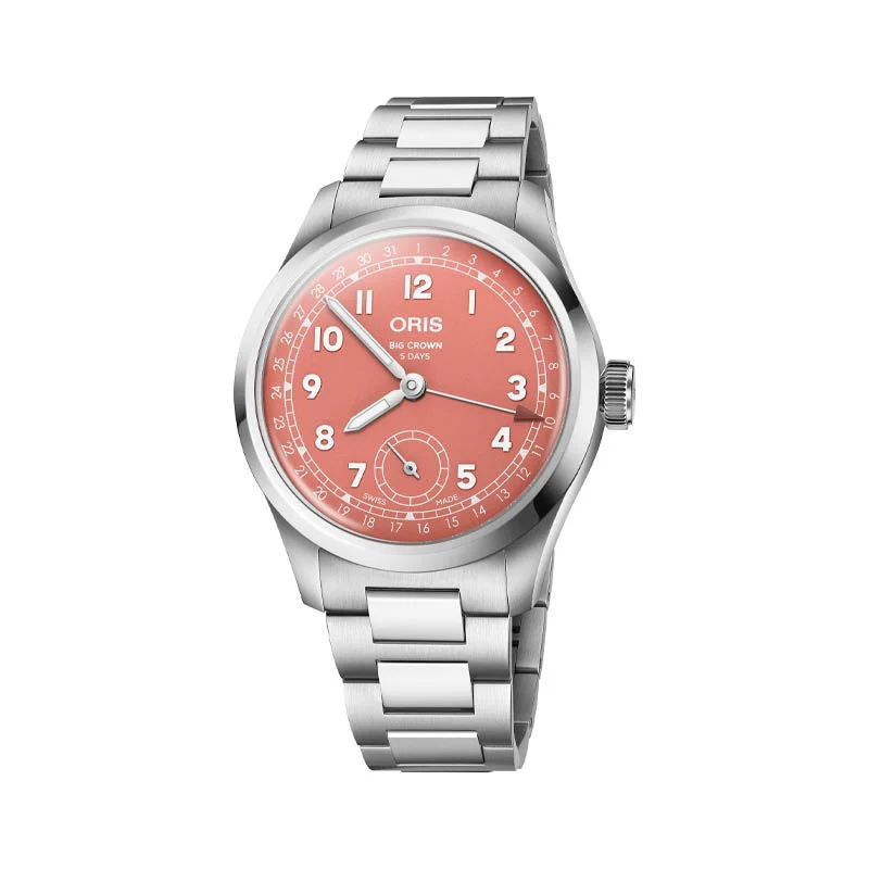 Oris Big Crown Pointer Date Calibre 403 Salmon Watch, 40mm