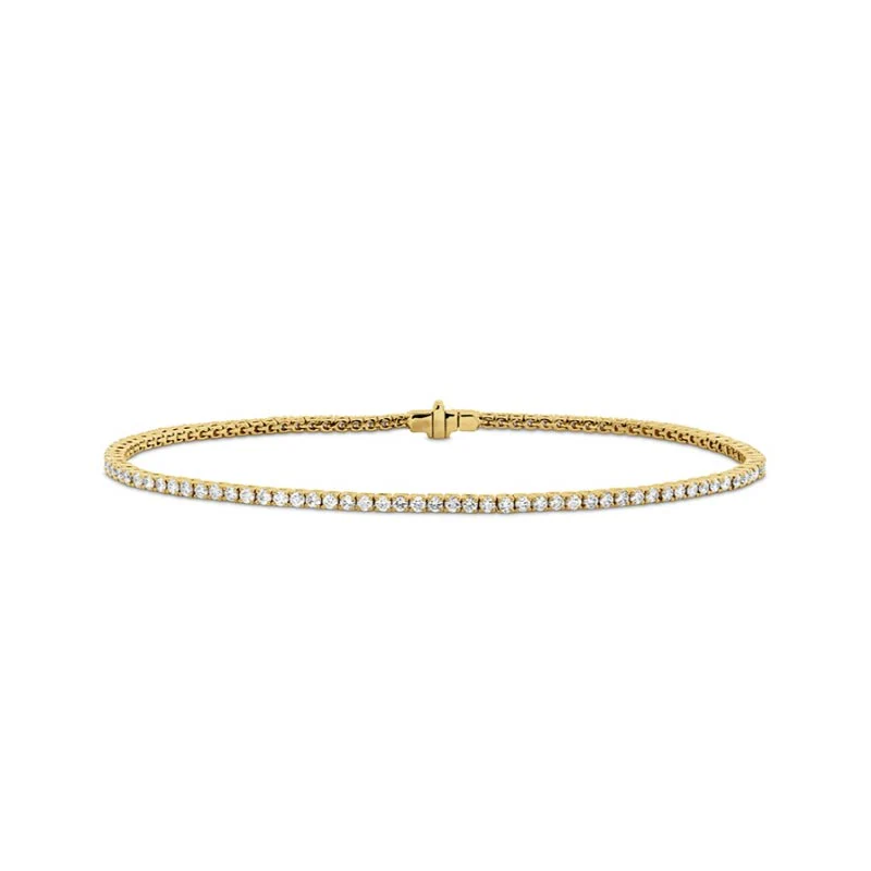 Prima 1.44ct Diamond 18K Yellow Gold Tennis Bracelet