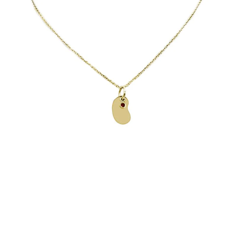 Pure Mini 14K Pendant Necklace