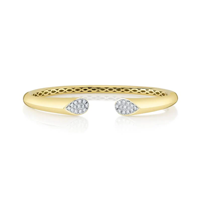 Raindrop Diamond Cuff