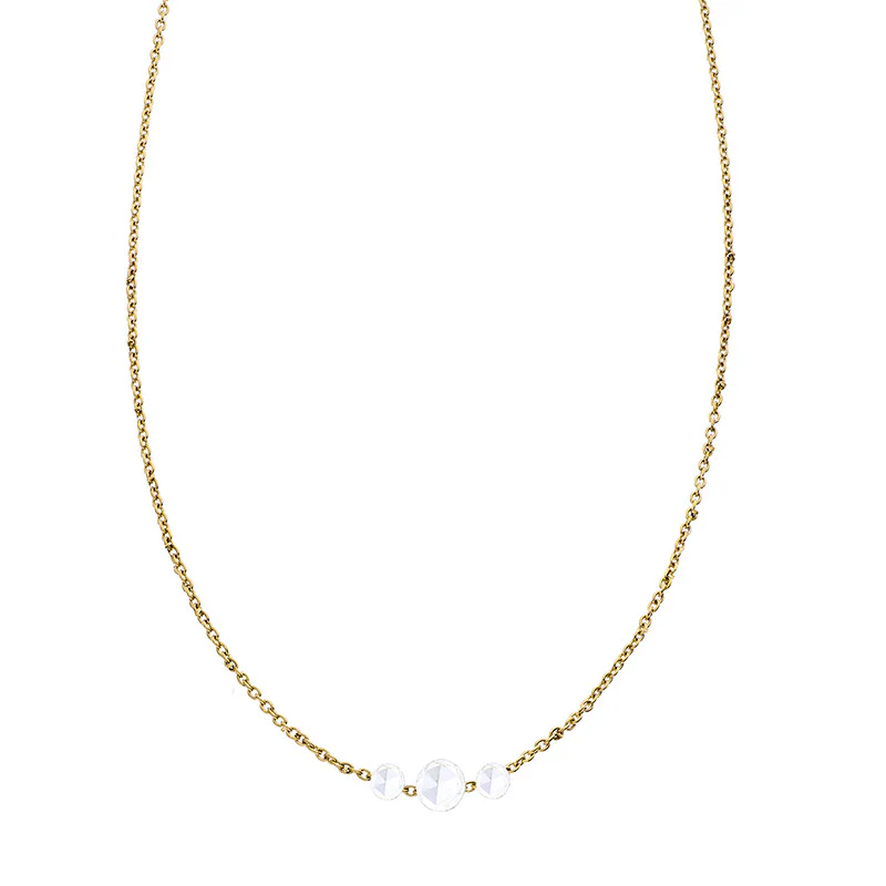 The Cien 3 Stone Necklace