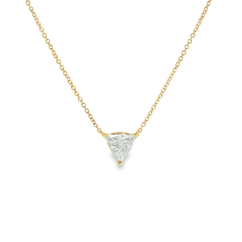 Prima Trillion Diamond Solitaire Pendant
