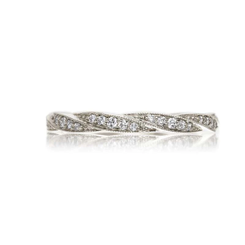 Twine White Diamond Band
