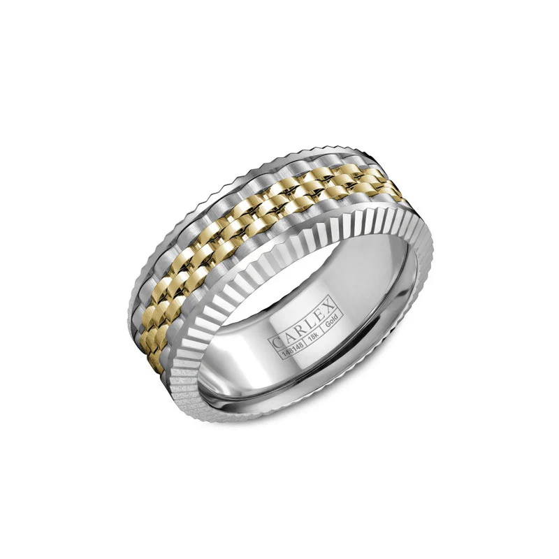 Two-Tone Fluted Band